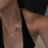 Ebony Necklace | Gold