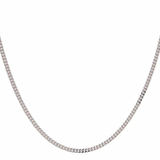 Small Cuban Necklace 3mm | Silver